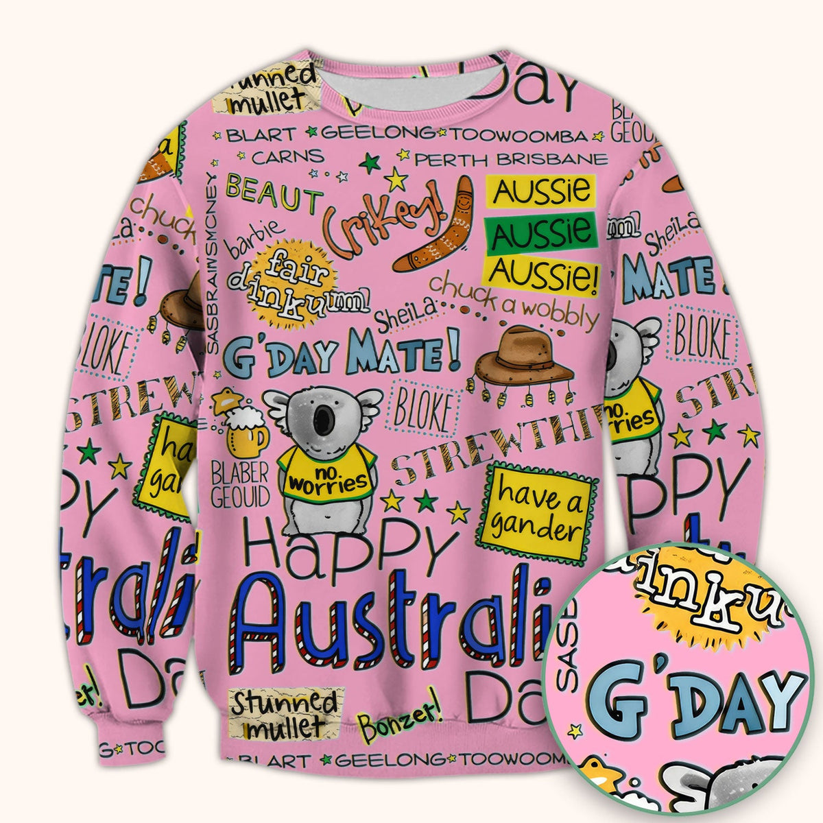 Koala Australia Nurse Scrub Top