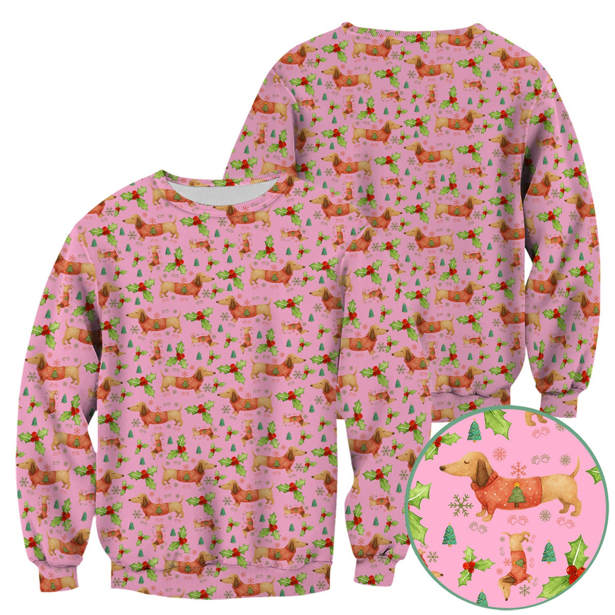 Dachshund Nurse Scrub Top - Christmas Gift