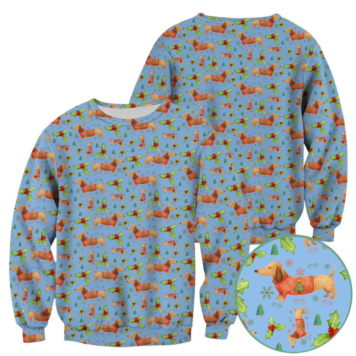 Dachshund Nurse Scrub Top - Christmas Gift