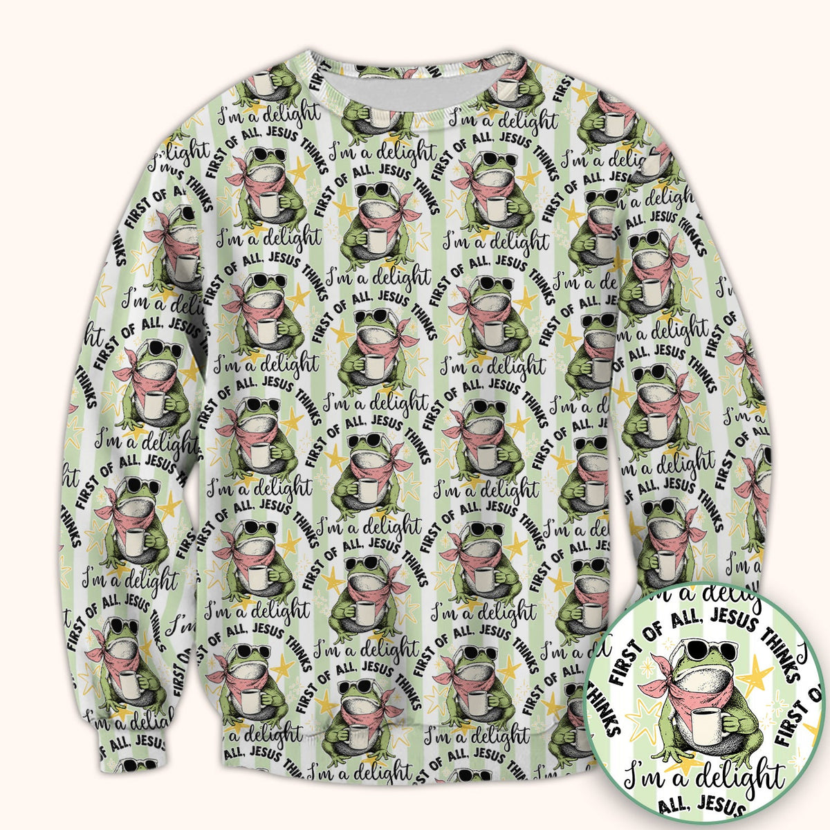 Frog Coffee Quote Nurse Scrub Top