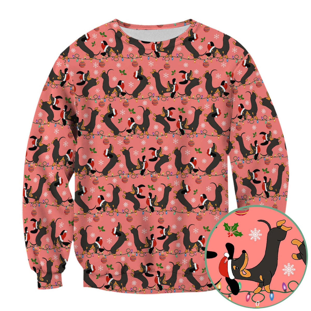 Adorable Dachshund Nurse Scrub Top - Christmas Gift
