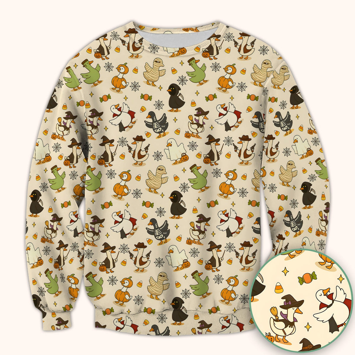 Costume Ducks Nurse Scrub Top - Halloween Gift
