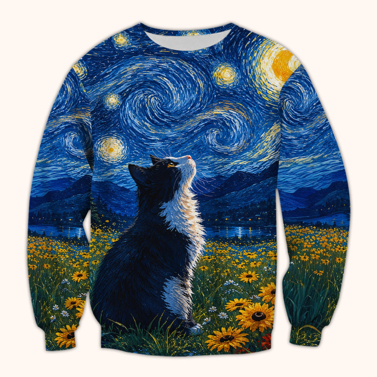 Starry Cat Veterinary Nurse Scrub Top