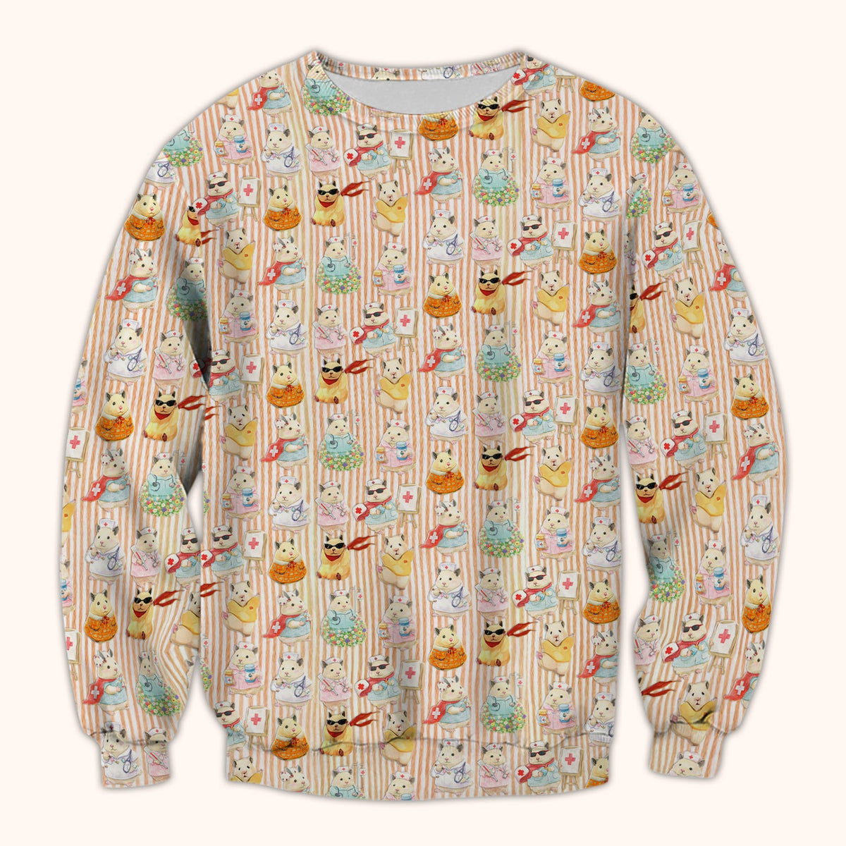 Hamster Nurse Scrub Top