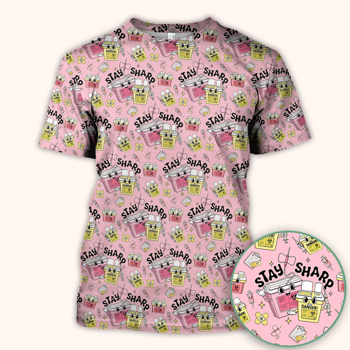 Stay Sharp Nurse Scrub Top