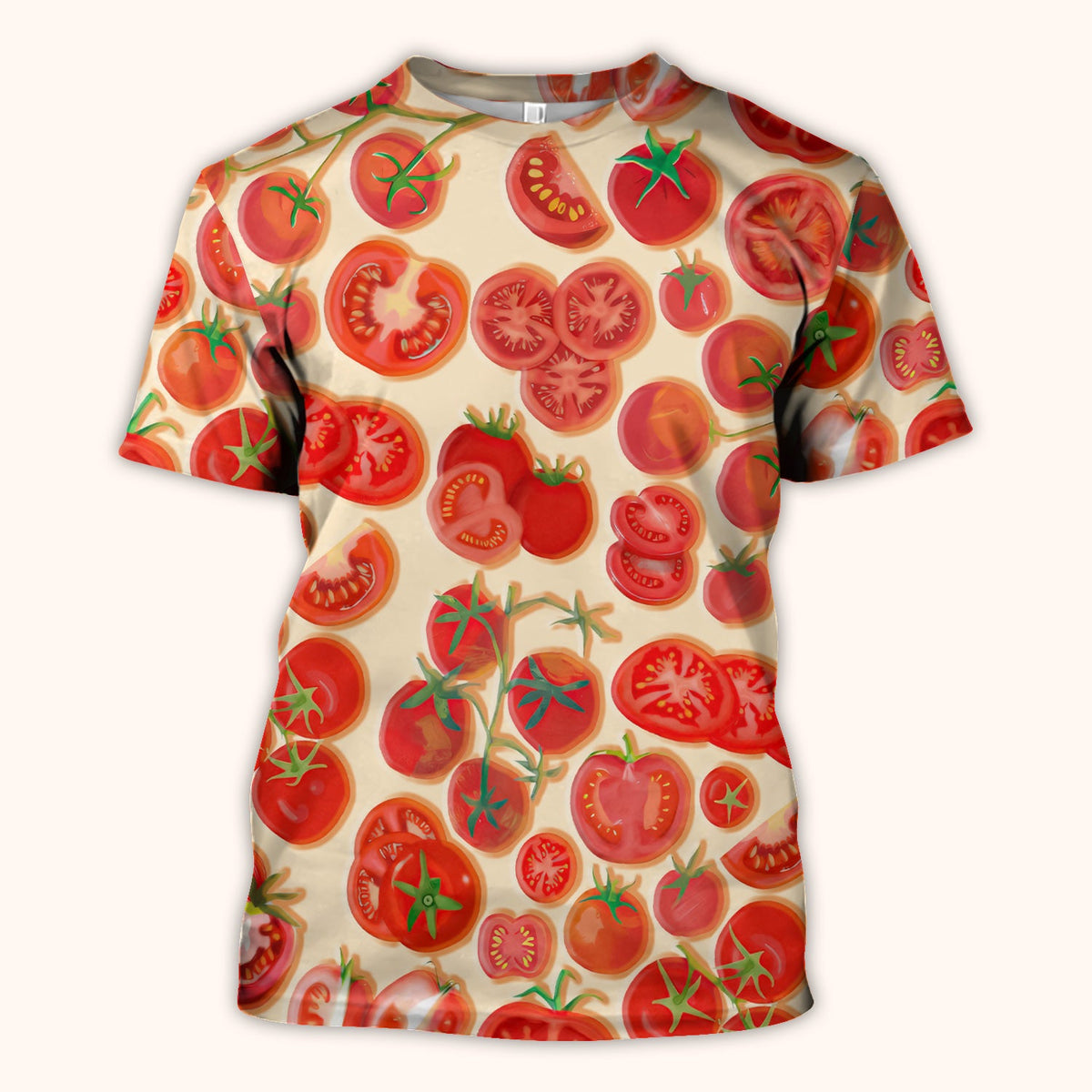 Fresh Cherry Tomato Slices Nurse Scrub Top
