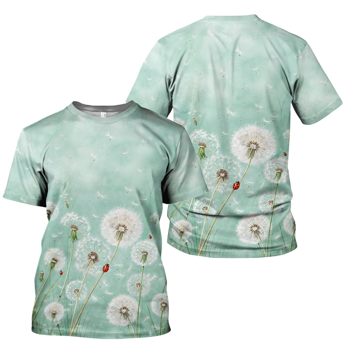 Dandelion Wishes Ladybug Nurse Scrub Top
