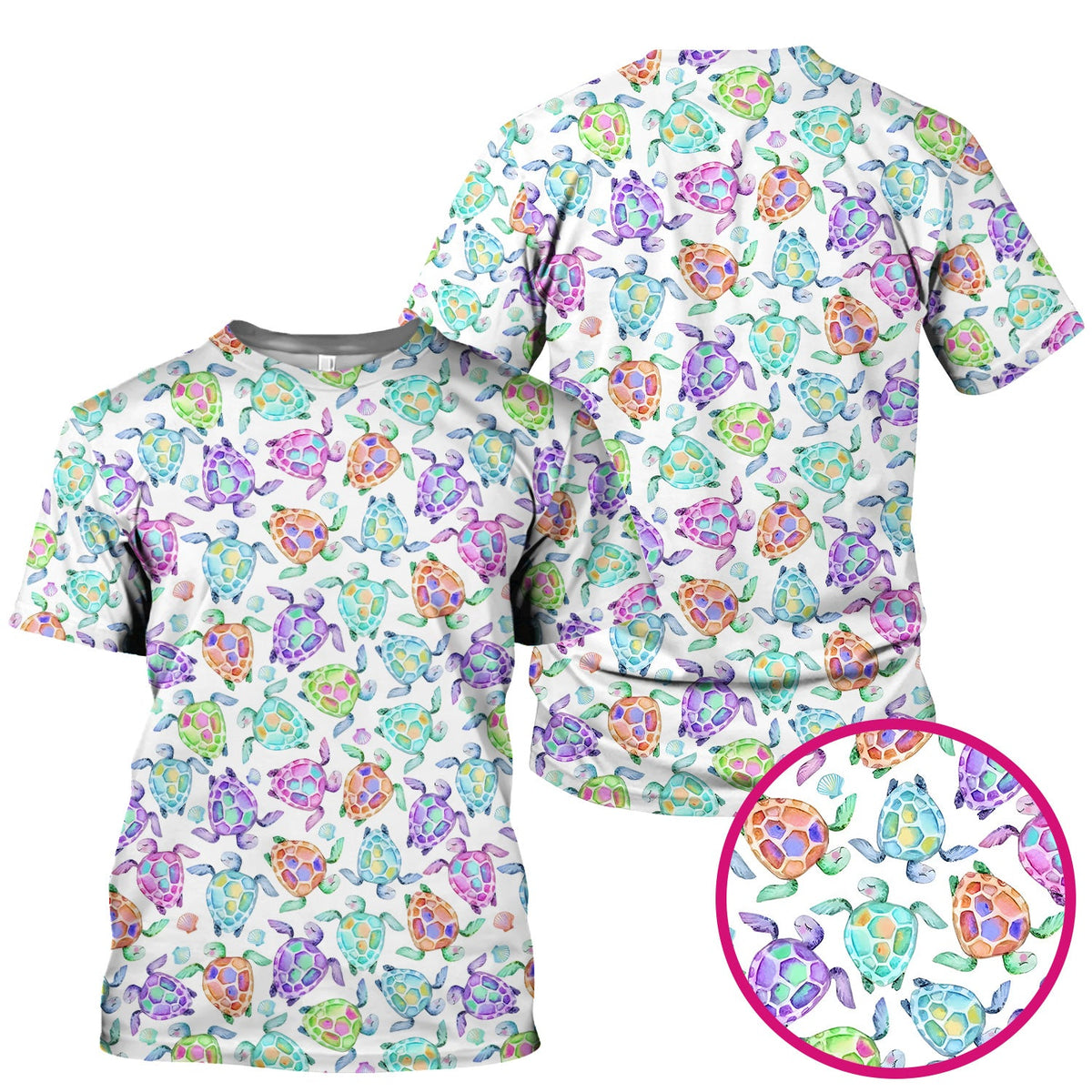 Potted Plant Orchid Cactus Pattern Scrub Top, Comfortable Scrubs for Nurses