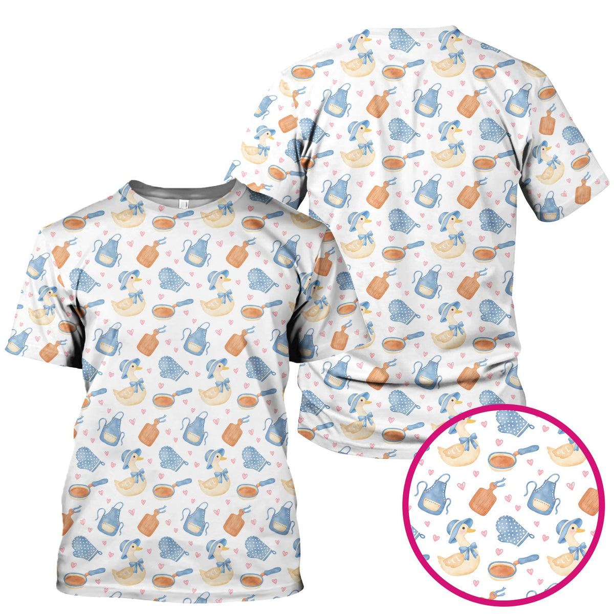 Duck Apron Kitchen Utensil Nurse Scrub Top