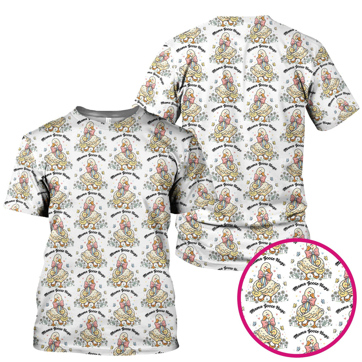 Mama Goose Hug Nurse Scrub Top