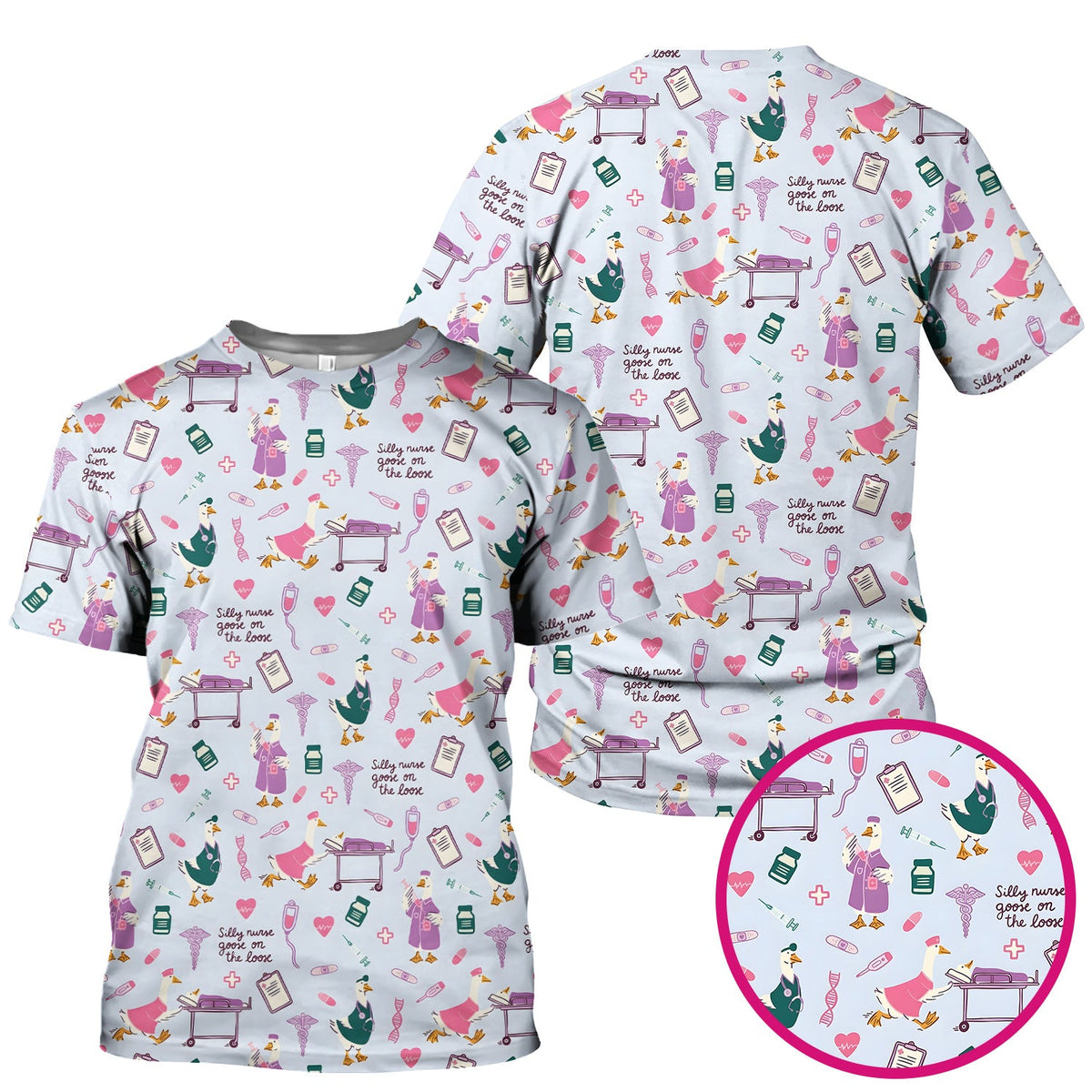 Goose Medical Humor Tools Nurse Scrub Top