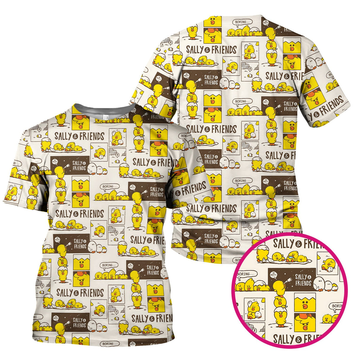 Chick Comic Nurse Scrub Top