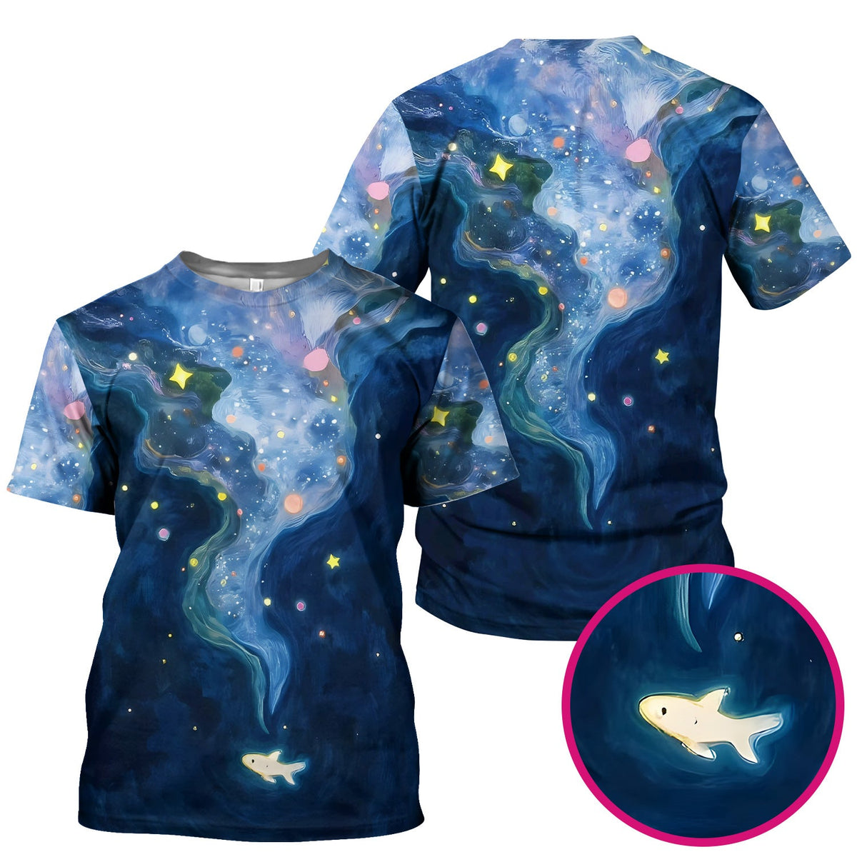 Marine Life Shark Nurse Scrub Top