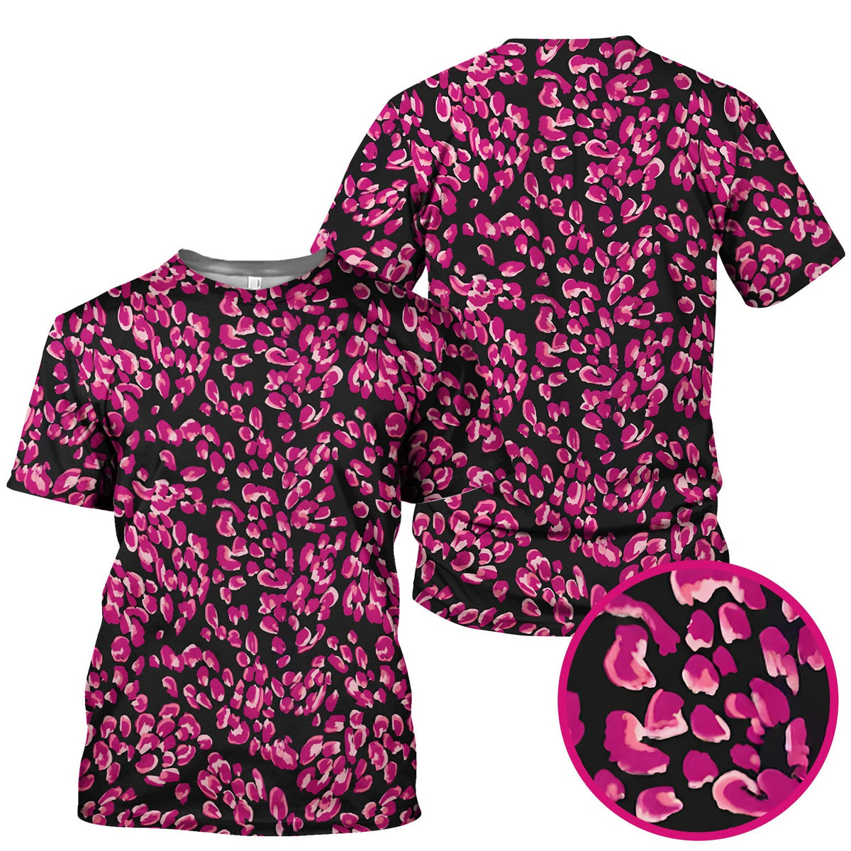 Falling Pink Rose Petals Nurse Scrub Top