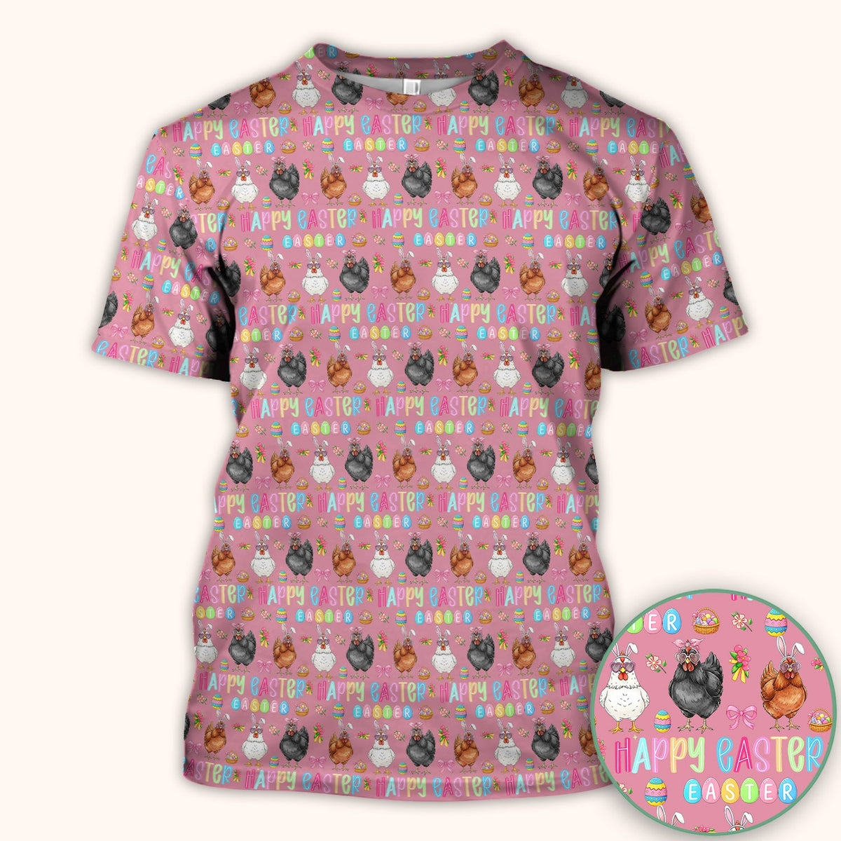 Bunny Eggs Nurse Scrub Tops - Easter Gift