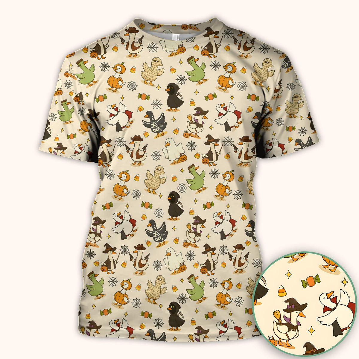 Costume Ducks Nurse Scrub Top - Halloween Gift