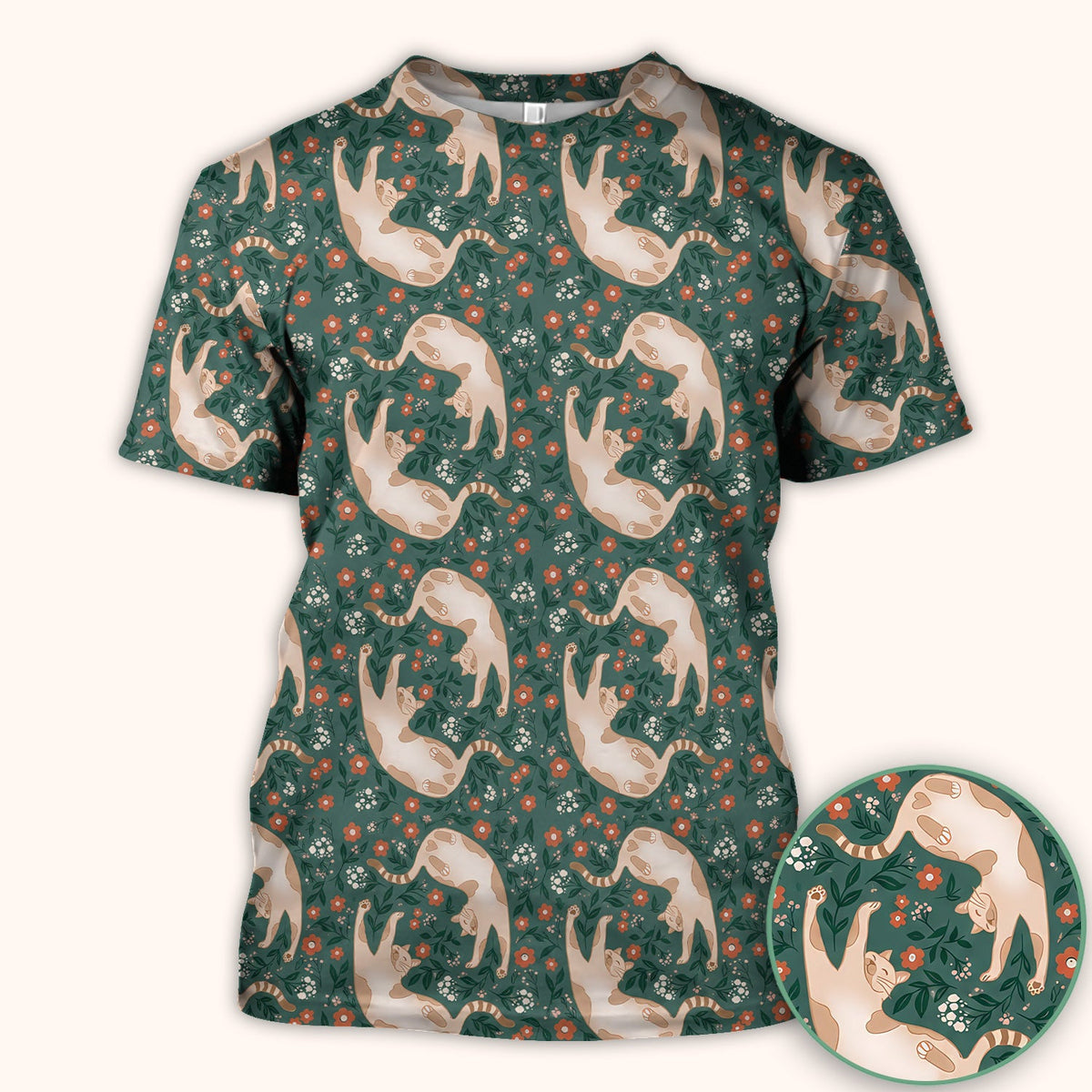 Glowing Blue Butterfly Garden Nurse Scrub Top