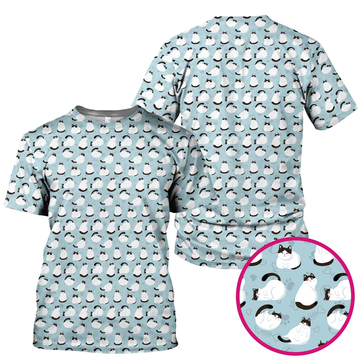 Cat Nurse Scrub Top