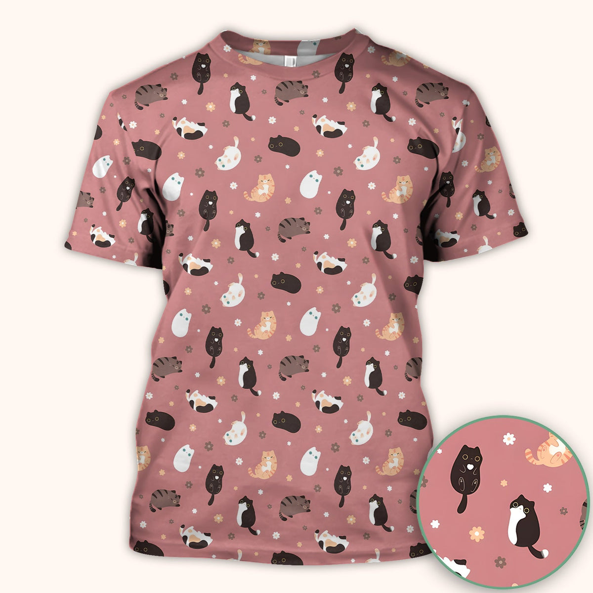 Adorable Kitty Nurse Scrub Top