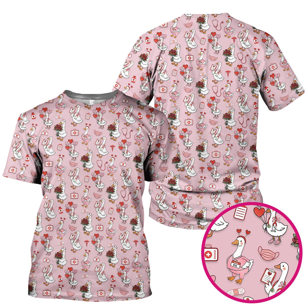 Goose Medical Nurse Scrub Top
