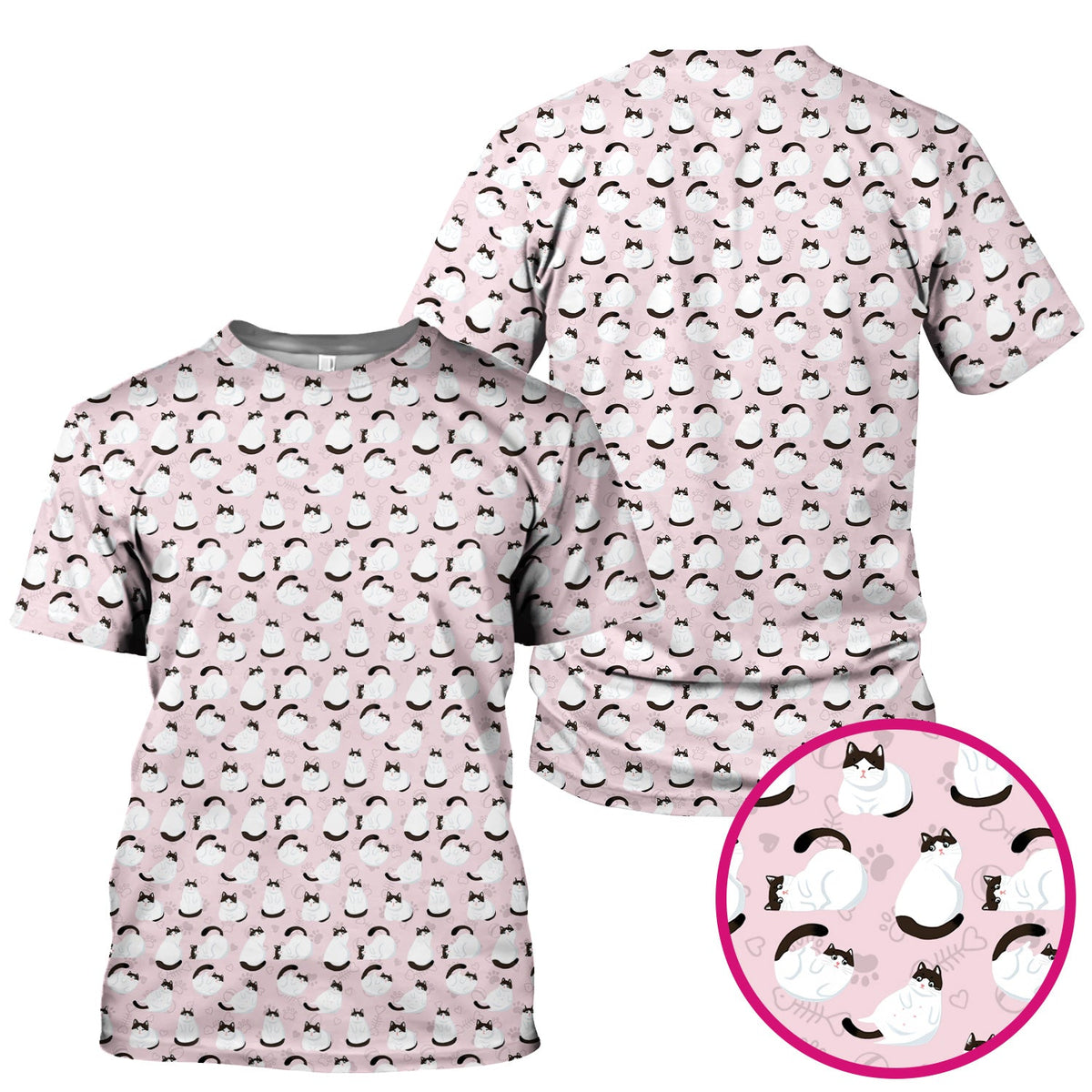 Cat Nurse Scrub Top