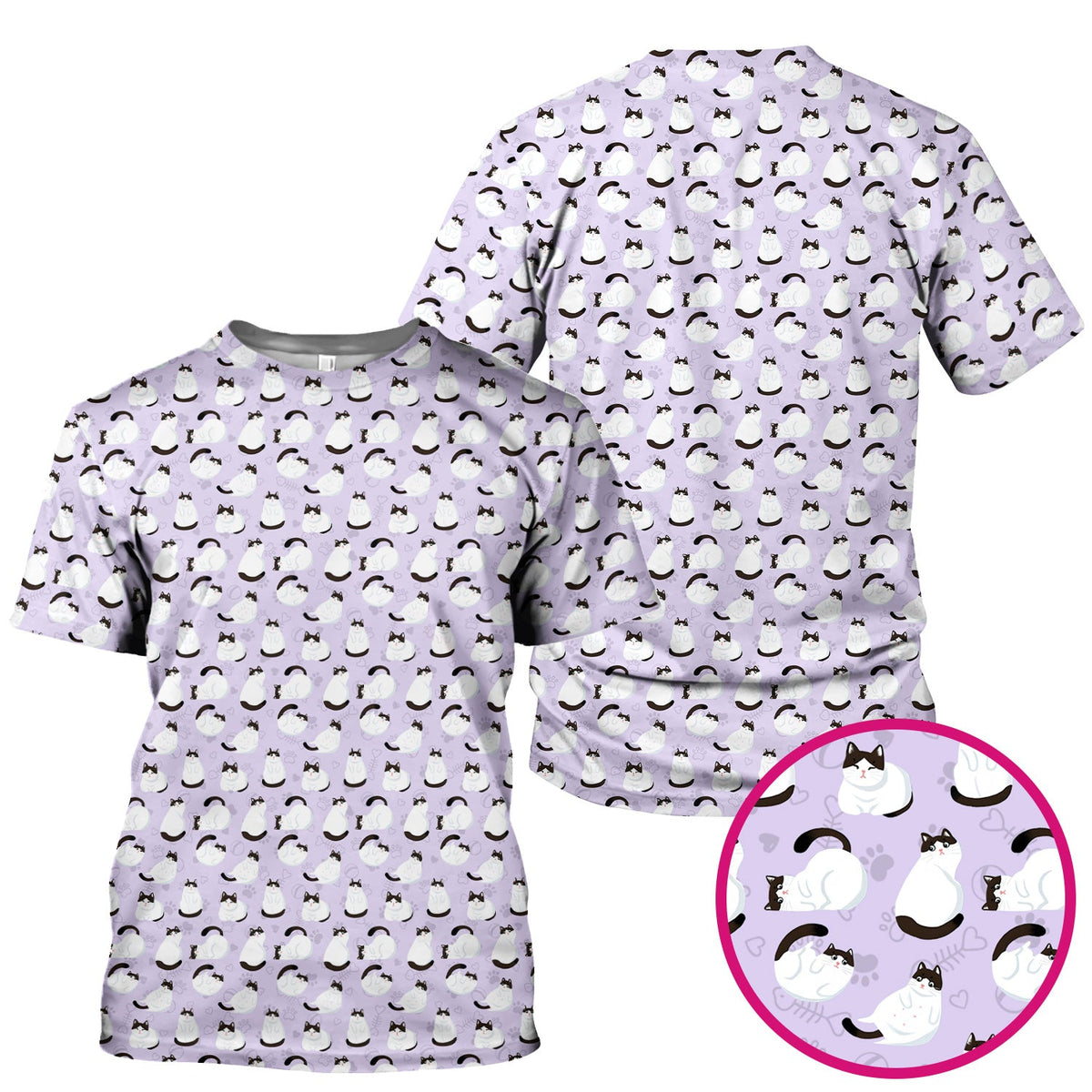Cat Nurse Scrub Top