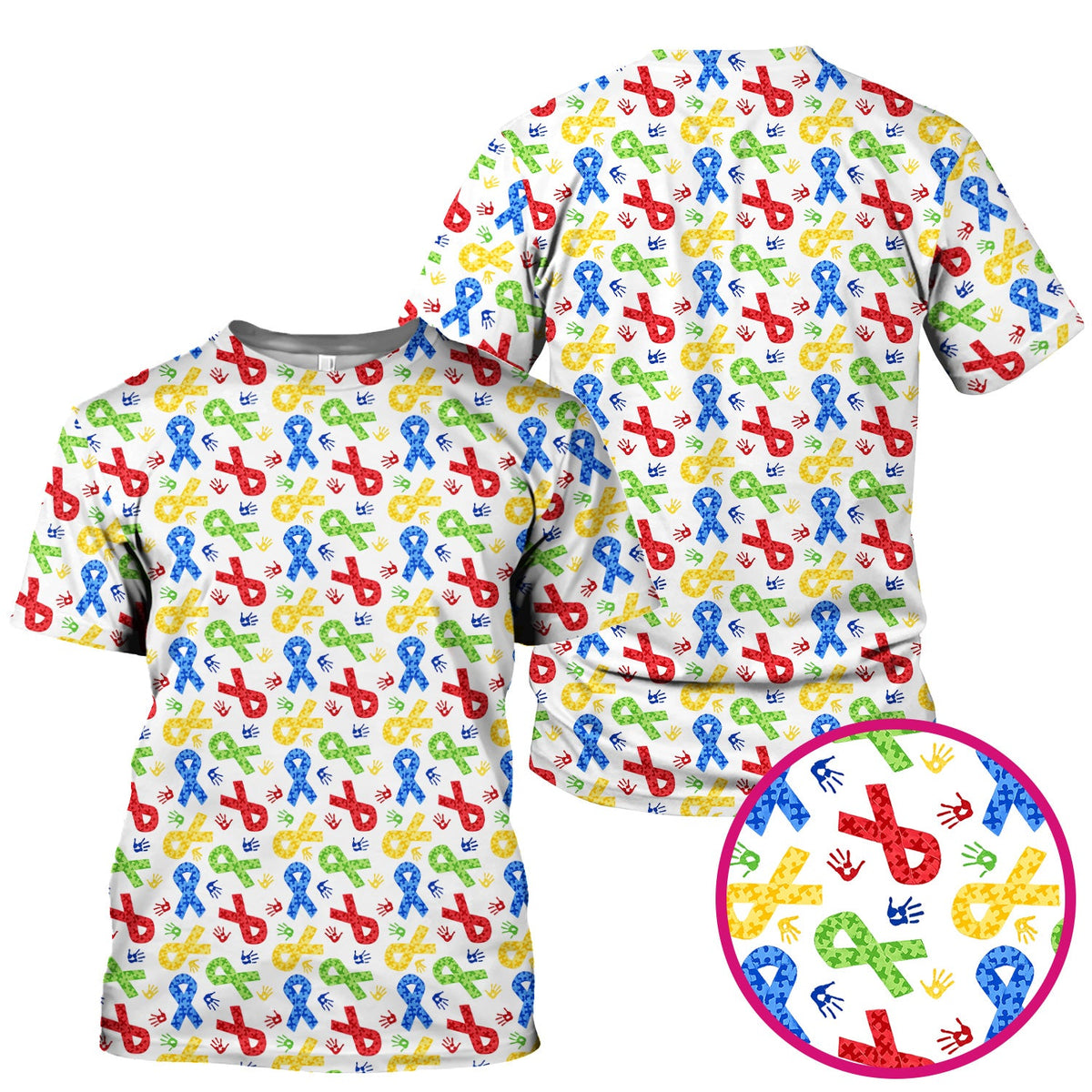 Ribbon Nurse Scrub Top