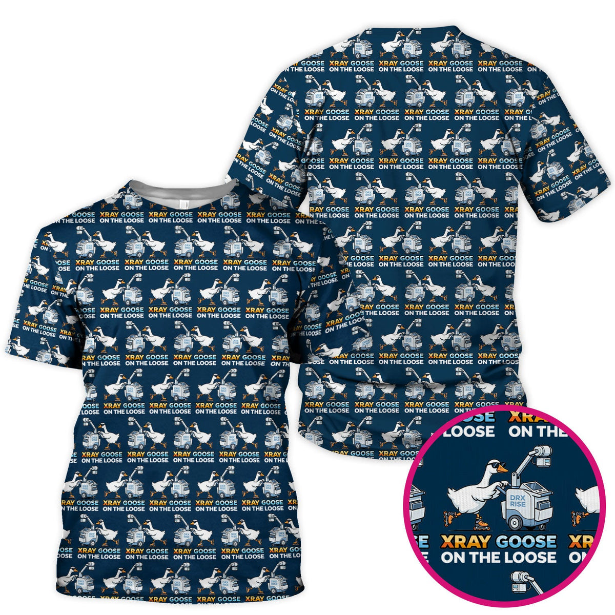 Xray Goose On The Loose Nurse Scrub Top