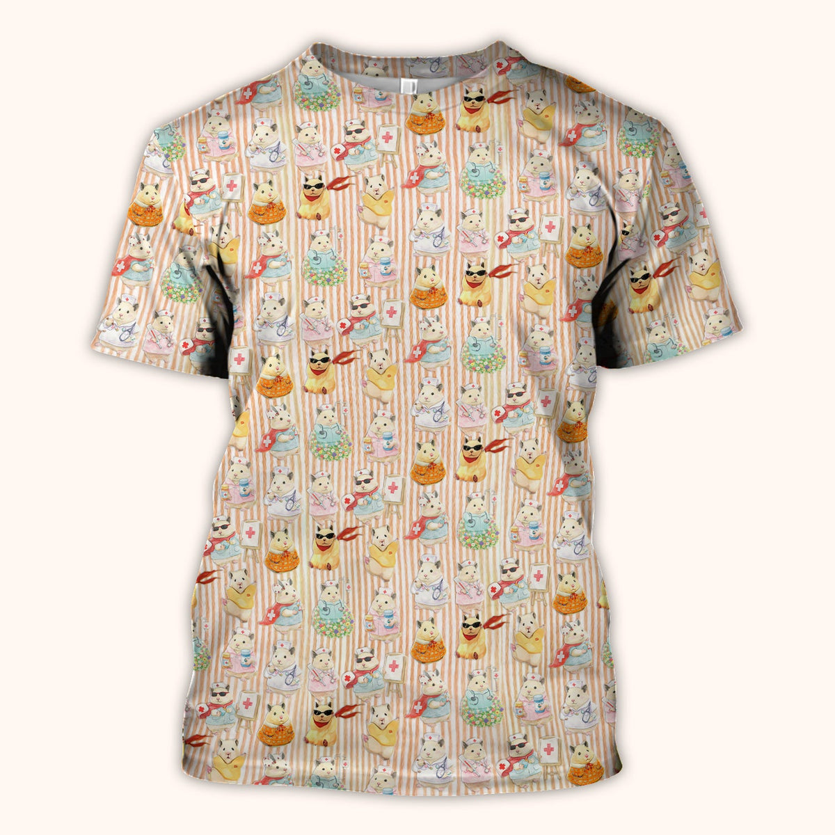 Hamster Nurse Scrub Top
