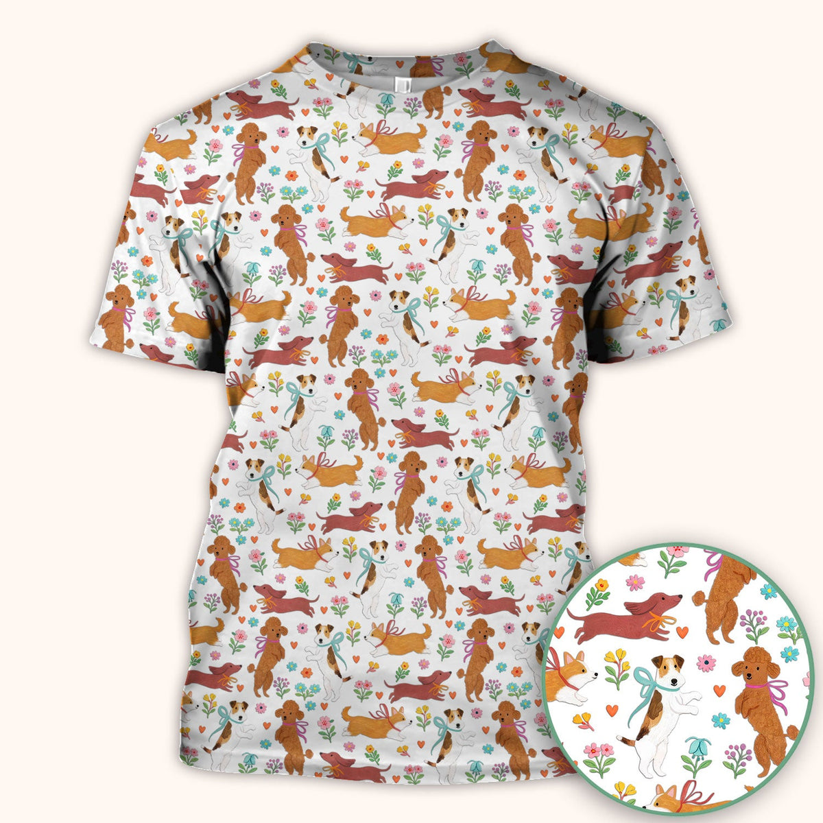 Dog Nurse Scrub Top