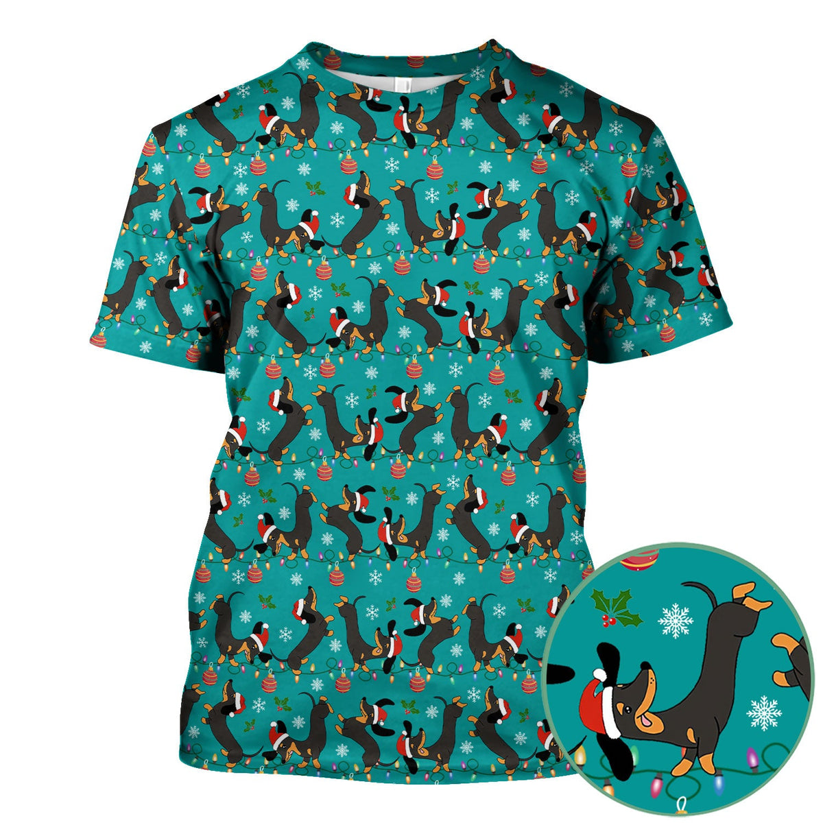 Adorable Dachshund Nurse Scrub Top - Christmas Gift