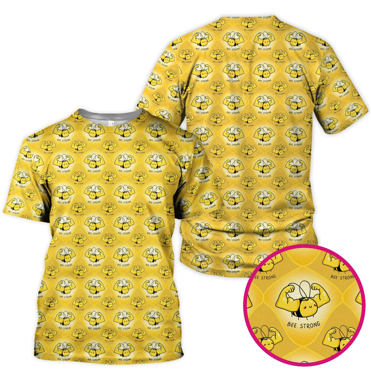 Strong Honey Bee Nurse Scrub Top