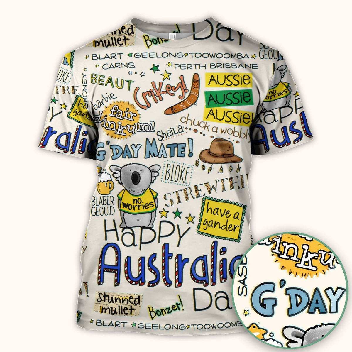 Koala Australia Nurse Scrub Top