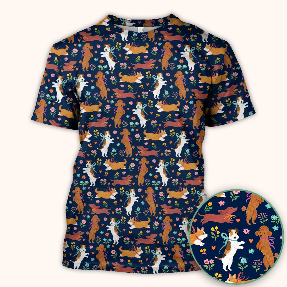 Dog Nurse Scrub Top