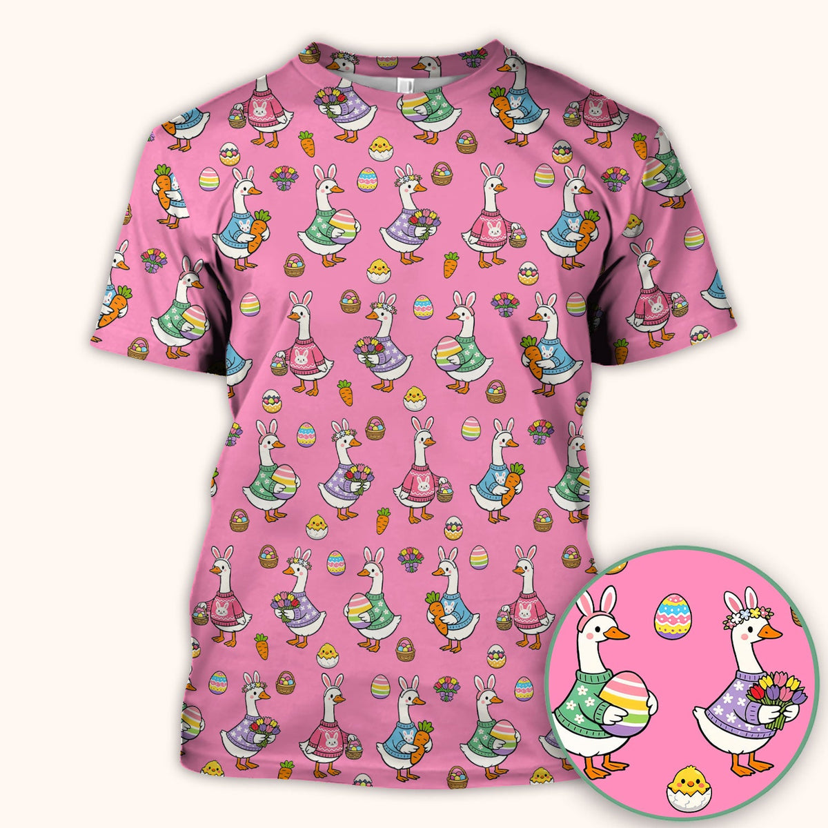Easter Goose Nurse Scrub Top