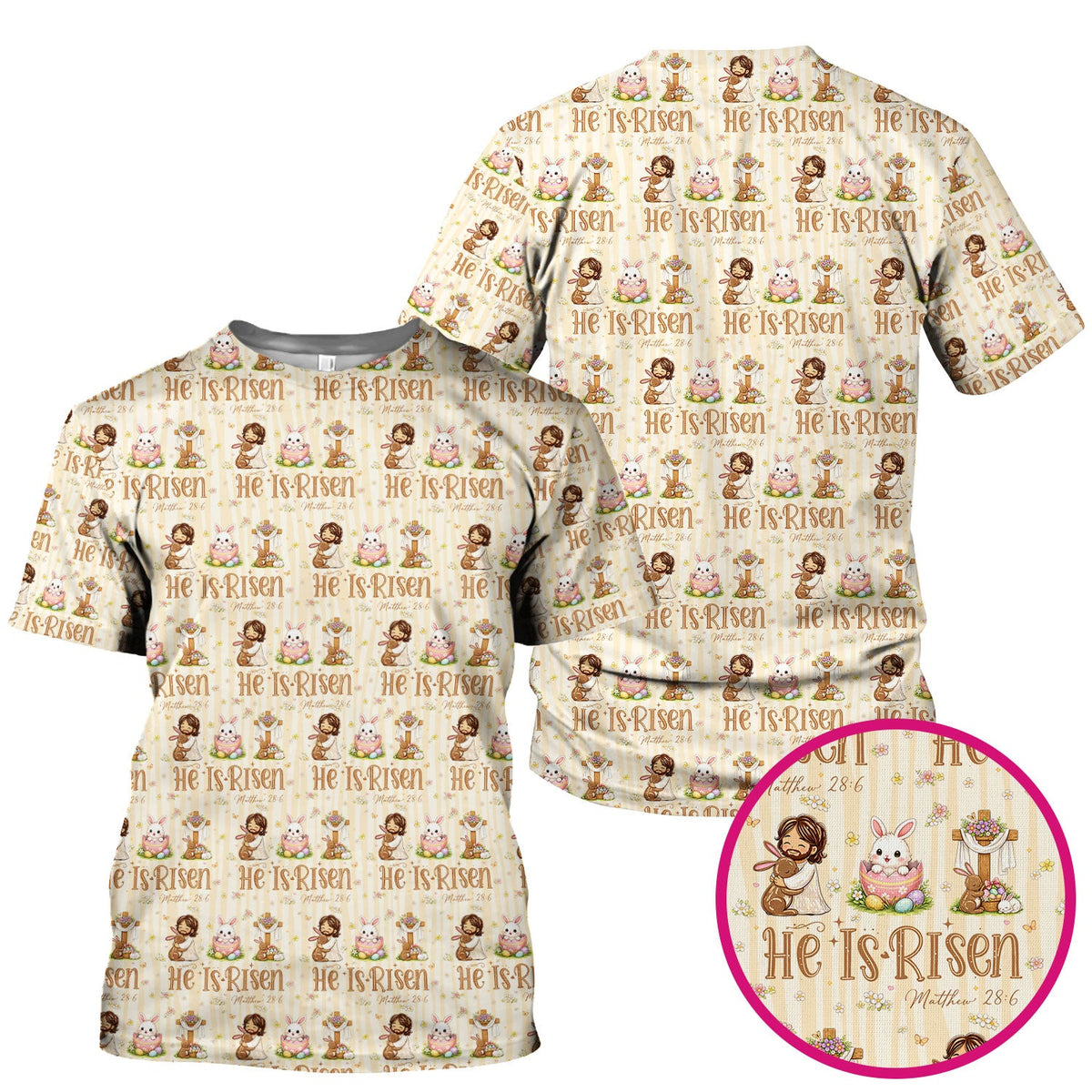 He Is Risen Jesus Easter Print Scrubs Nurses, Comfortable Scrubs for Nurses