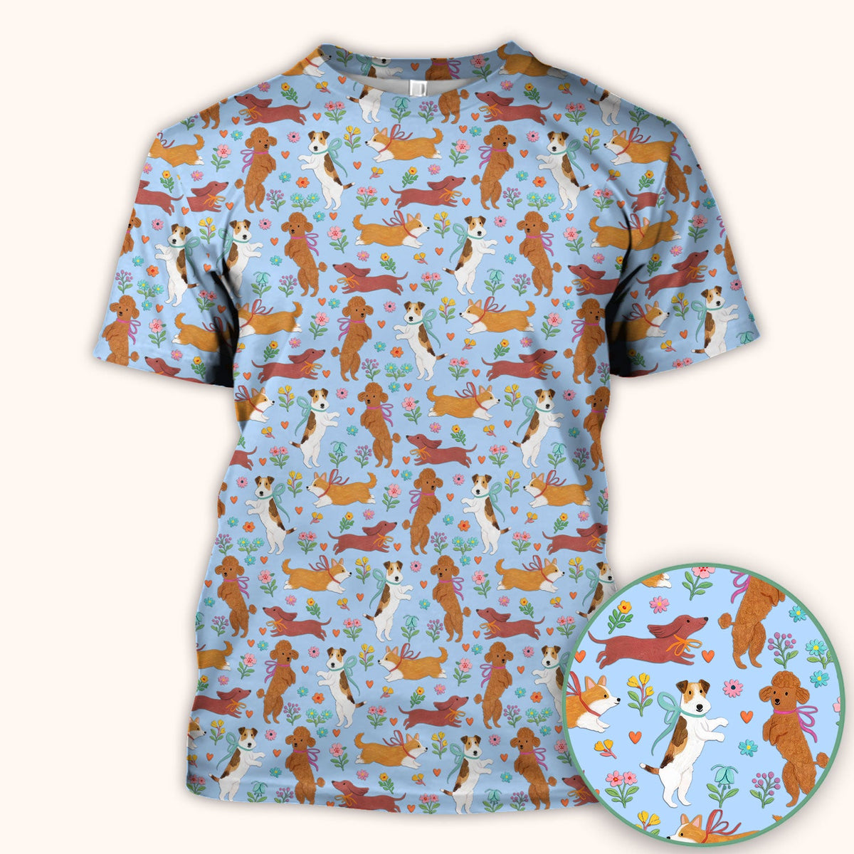 Dog Nurse Scrub Top