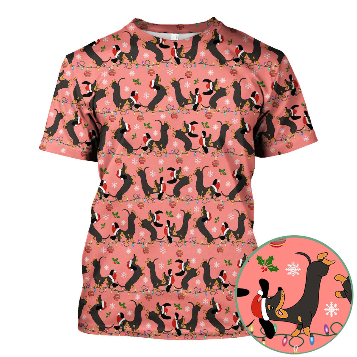Adorable Dachshund Nurse Scrub Top - Christmas Gift