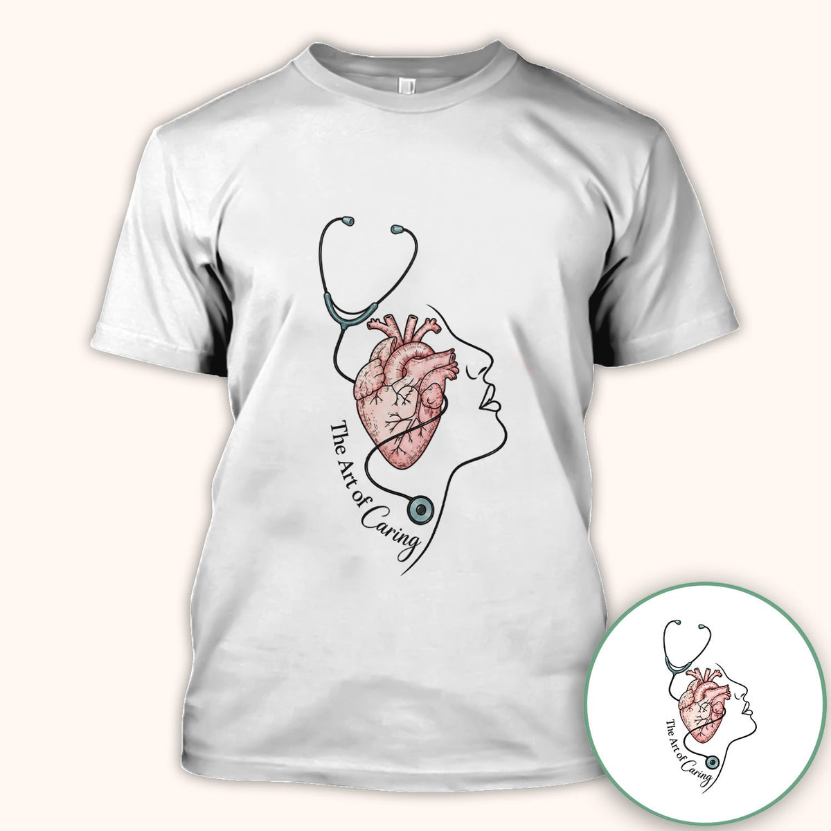 The Art Of Caring Nurse Shirt