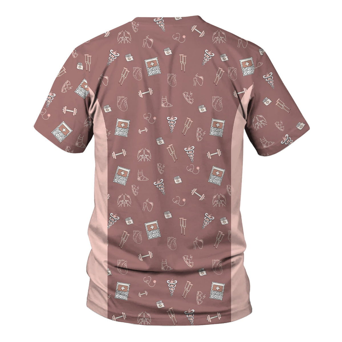 Fitness Gym Icons Nurse Shirt