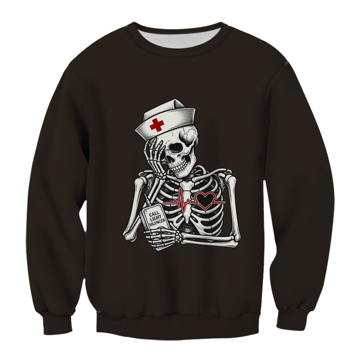 Call Light Silencer Skeleton Nurse Shirt