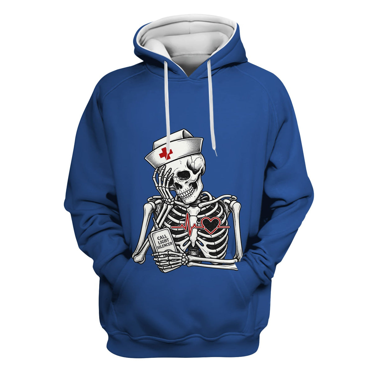 Call Light Silencer Skeleton Nurse Shirt