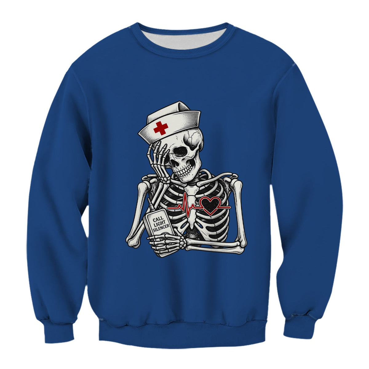 Call Light Silencer Skeleton Nurse Shirt