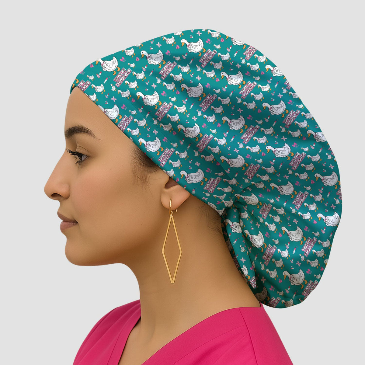 Trust Me I'm Ducktor Scrub Cap