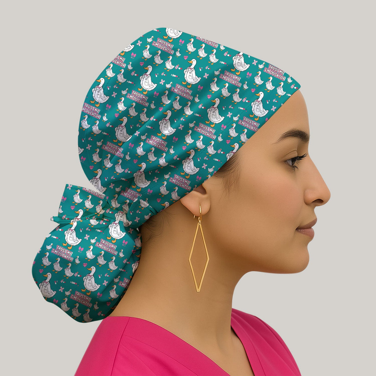 Trust Me I'm Ducktor Scrub Cap