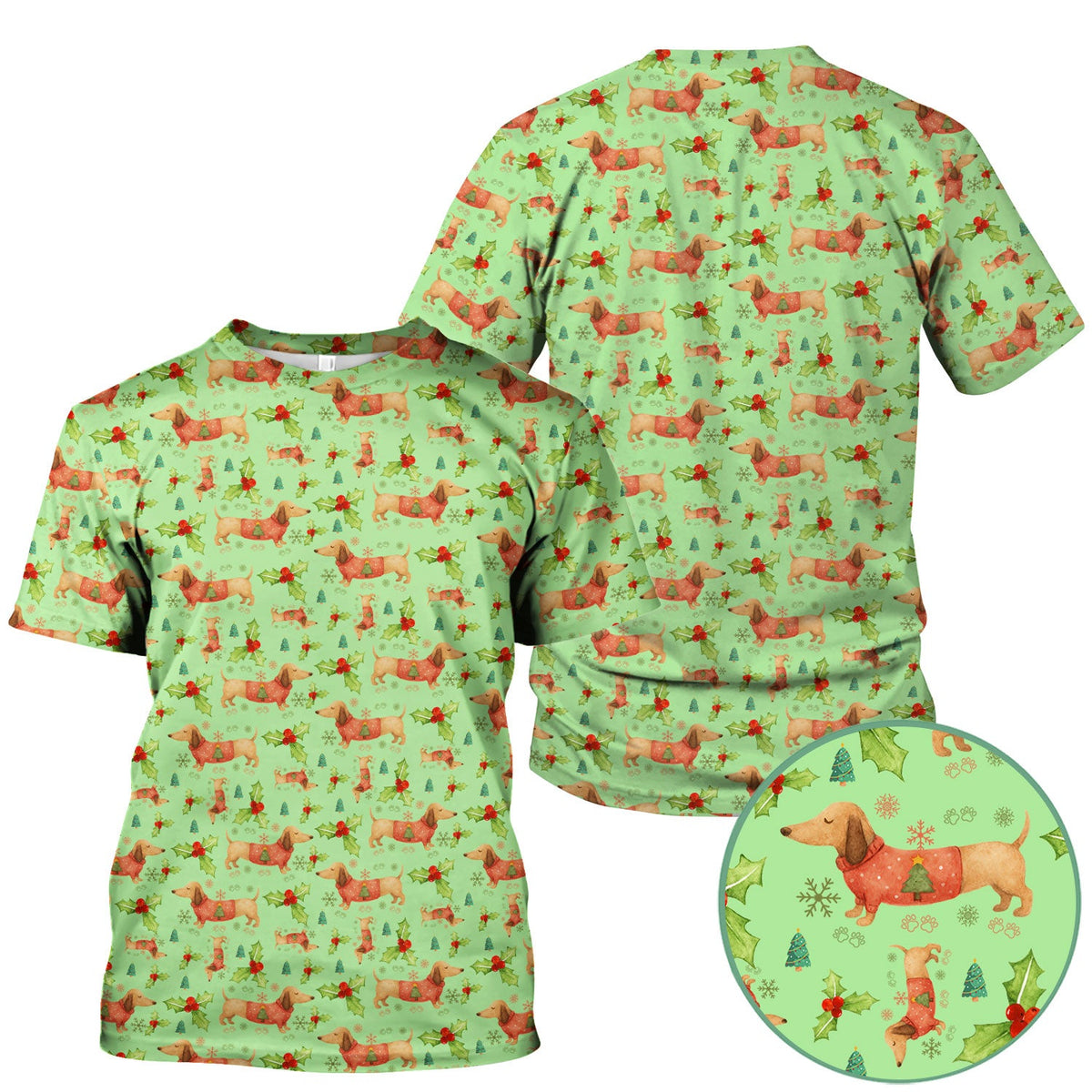 Dachshund Nurse Scrub Top - Christmas Gift