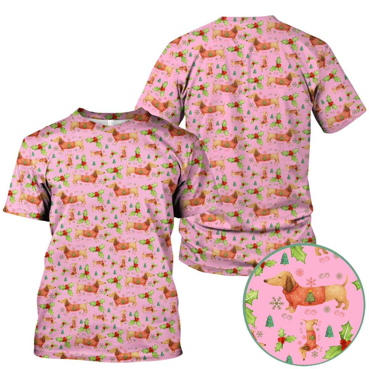 Dachshund Nurse Scrub Top - Christmas Gift
