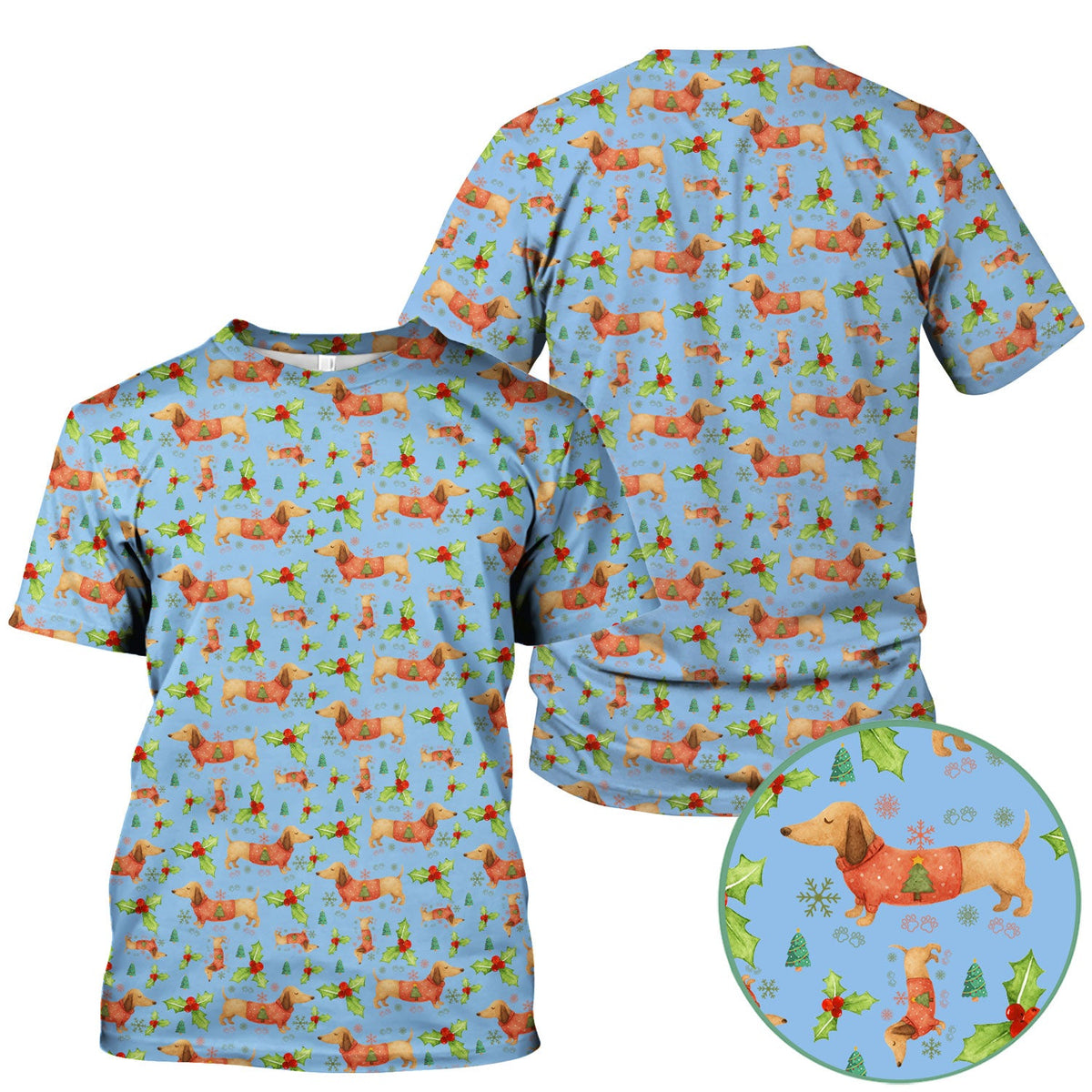Dachshund Nurse Scrub Top - Christmas Gift
