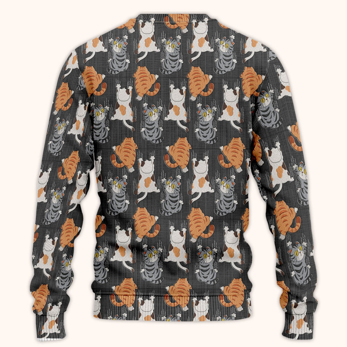 Cute Cat Pattern Nurse Scrub Set, Cats Medical Pattern Shirt, Breathable Fabrics Nursing Uniform