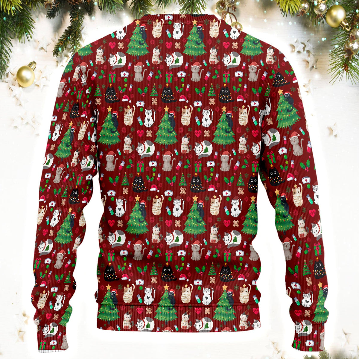 Christmas Pet Nurse Scrub Set